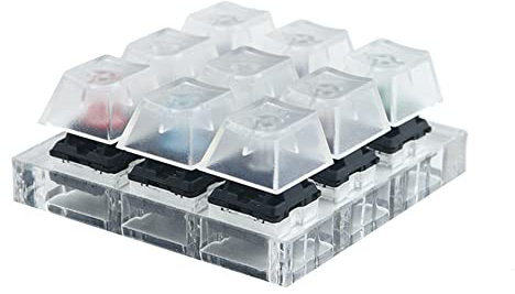 DAGIJIRD Tastiera meccanica 9 assi Tester Switch Sampler Keycap per Cherry MX Switches Keyboard