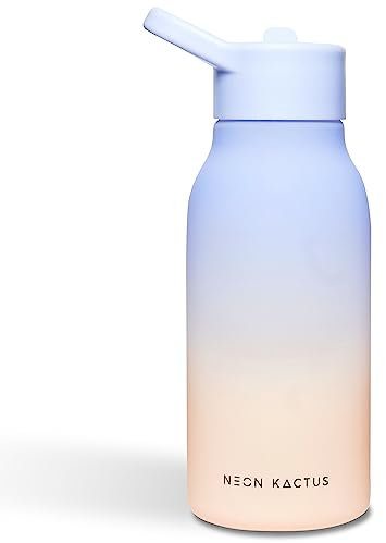 Neon Kactus Tritan Kids Bottles | Kids Water Bottles for School, Travels, Sports | Kids Juice Bottles | Food Grade Tritan, BPA-Free | Leak-Proof | Dishwasher Safe |Live Forever 340ml