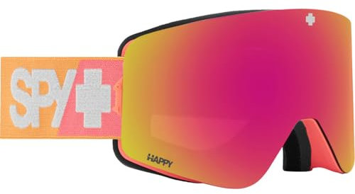 SPY+ - Marauder SE, Creamsicle, Happy Bronze with Pink Mirror & Happy LL Persimmon with Silver Mirror, Medium, Snow Goggles, Unisex, Adult