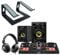 Hercules DJLearning Kit DJ-Set MKII + keepdrum Laptopständer Schwarz