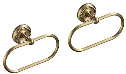 OSALADI 2st Antiker Handtuchring Vintage Handtuchring Bronze Handtuchring Handtuchringhalter Handtuchhalter Handtuchständer Retro-handtuchring Antiquität Jahrgang