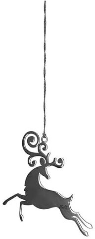 Fink [W0725] FRIDO, Deko Anhänger, Edelstahl, glatt, silberfarben, L.,2 cm, B. 15 cm, H. 13 cm