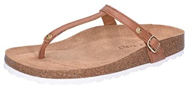 Summer Sandal Casual Cognac braun Gr. 41