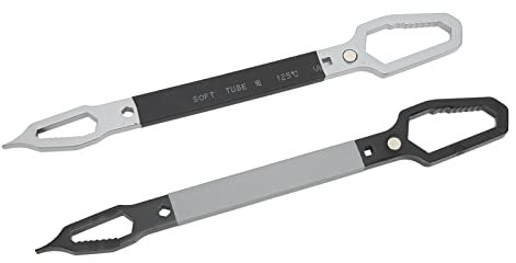 Schraubenschlüssel-Werkzeug, 2-teiliger Doppelendschlüssel, Selbstspannender Handreparatur-Werkzeugsatz für Maschinenbau, Mechaniker, Auto, Gabelschlüssel