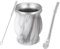 Taza mate, juego de tazas de té mate, con pajita mate y cepillo de limpieza, diseño con aislamiento de doble pared, para té mate (Silver Dapple), MADAIBEI01