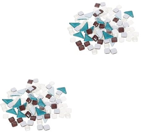 STOBOK 2 Sets Mosaikfragmente Glasbaustein Kinderkristall