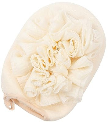 POPETPOP 3pièces De Bain Créatif Éponge Douce Boule De Bain Deux Pour Exfoliation Beige