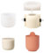 BOOWAN NICOLE 100ml Rund Kerzen Jar Beton Gießform mit Nachfüll Silikonformen,3OZ Jesmonite Stumpen Kerzenhalter Dose mit Deckel Silikonform Schale für Kerzenherstellung Handwerk (SH1024 915-3 LZ0625)