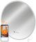 Infrarot Spiegelheizung Heizspiegel LM350-Pro rund Ø70cm 350W mit Licht,Thermostat Tuya Smart App Steuerung, Spiegel Badezimmer LED Beleuchtung Infrarotheizung,