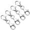 YAZANY 4 Pcs Silver Double Lobster Clasps, Lobster Claw Clasps for DIY Jewelry Making Supplies