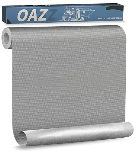 Flicken Selbstklebend Stoff, 40 x 200 cm Leinwand Stoff Selbstklebend, Grau, Wasserdichtes Leinwand Flicken Selbstklebend für Sofa Zelt Möbel Autositz Liege