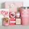 Euakee Coffret Cadeau Femme, Idee Cadeau Femme, Cadeau Anniversaire Femme, Cadeau Noel Femme, Cadeau Saint Valentin Femme, Cadeau Fete Des Meres, Coffret Cadeau de Tasse Pour Femme (Rose)