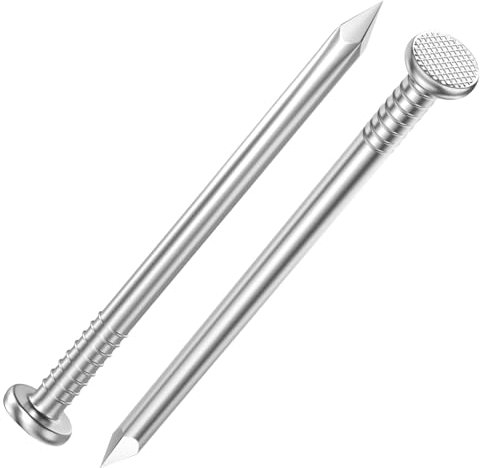 BNUOK Chiodi hardware da 7,6 cm, (80 pezzi) di chiodi in acciaio inossidabile da 0,5 kg, chiodi per appendere immagini, unghie lunghe, chiodi da parete, chiodi in legno