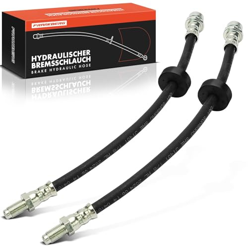 Frankberg 2x Bremsschlauch Bremsschläuche Hinten Kompatibel mit Mondeo III B5Y 2000-2007 Mondeo III Stufenheck B4Y 2000-2007 Mondeo III Turnier BWY 2000-2007 Replace# 1S712282AD
