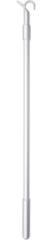 Nicerity Telescopic Draw Rod Easy to Pull The Window Shades Up and Down,Adjustable Push-Pull Rod for Cordless Roller Shade Blinds (Grey)