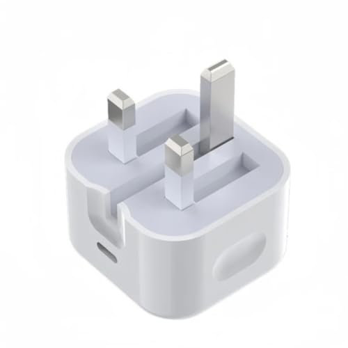 USB-C Plug Adapter, 20W PD Fast Charging USBC Travel Adapter for iPhone 15, iPhone 16 plus, iPhone 16 Pro, iPhone 16 Pro max iPad, Samsung other Smartphone devices, White