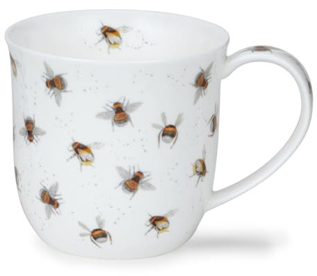 Dunoon Cumbrae Bees Becher aus feinem Knochenporzellan, 0,45 l