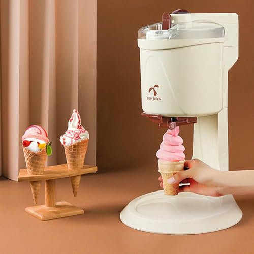 YGHBFRSZ Macchina per Gelato Soft, Cucina Domestica Fai da Te Macchina Automatica per Gelato Soft per Mini Frutta, Yogurtiera, Operazione Sana E Semplice con Una Sola Pressione