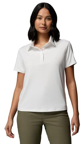 Columbia Women's Parsons Point Polo, Polo Shirt, Sea Salt, XS