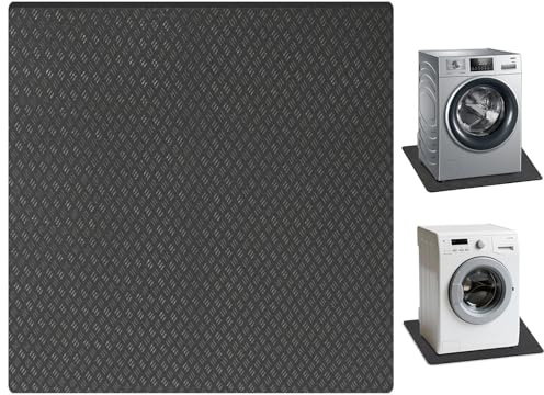 Anti Vibration Mat for Washing Machine, Double-sided non-Slip Anti Vibration Pad 60x60x0,5cm, Easy Cut to Size, Silicone Mat