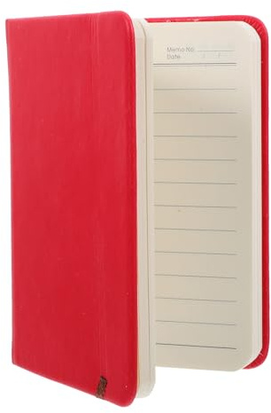 SEWOART Kleines Notizbuch Leicht im Taschenformat aus Papier und Pu mit Einfachem Design Portables für Reiseaufzeichnungen und Notizen Unterwegs
