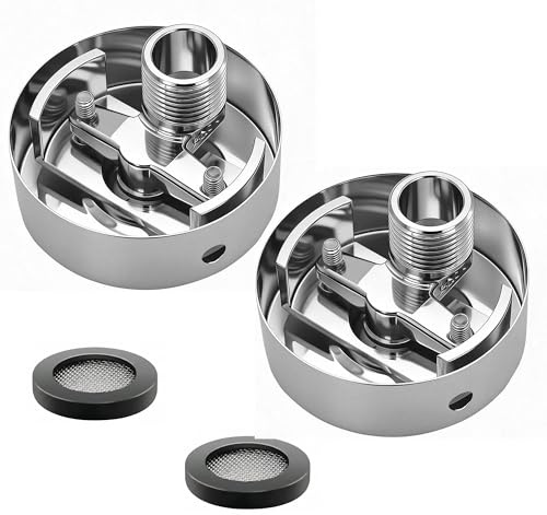 2 Stück Duscharmatur Adapter Verstellbar, 1/2 Zoll bis 3/4 Zoll | S Verbinder von 0 40° verstellbar,Installation,für Einstellen Wasserventils Wasserleckprobleme