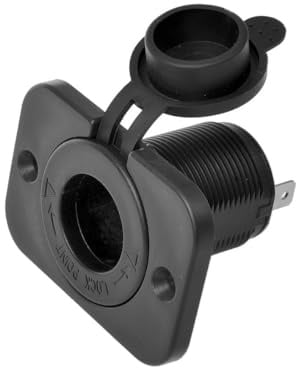 IWH 19002 Einbau-Steckdose 12/24 Volt mit Deckel | Für Auto, Boot und Caravan |