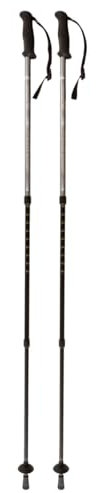 Trespass TRANSDUO Wanderstöcke mit 3 Abschnitten, Graphite