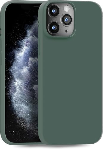 MyGadget Hülle kompatibel mit iPhone 11 Pro - robuste Handyhülle TPU Case Slim Silikonhülle - Back Cover Kratzfest Schutzhülle matt Olivgrün