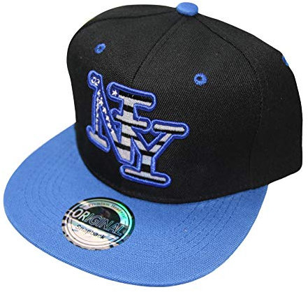 Premium Headwear Neues Modell New York Snapback Cap (NY Blue)