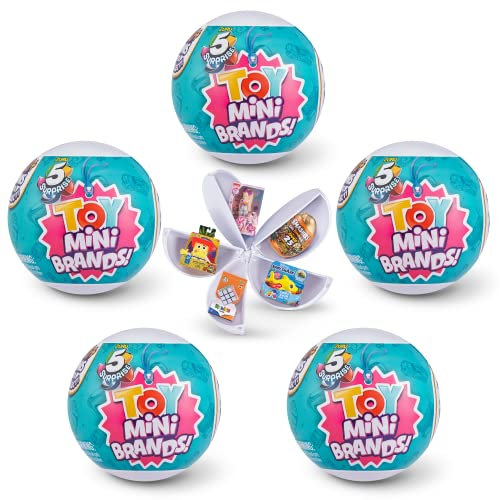5 Surprise Toy Mini Brands Series 1 W2 Capsules Collectible (5 Pack)