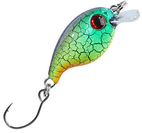 Balzer Trout Attack Crank Wobbler Thunder 3cm 2g - Forellenwobbler, Farbe:Grün-Lila-Gelb