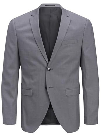 JACK & JONES Jprfranco Blazer Noos Veste d'affaires, Gris Clair chiné, 52 Homme