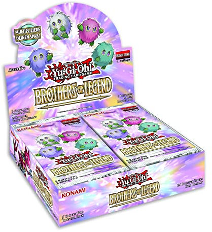 Yu-Gi-Oh! TRADING CARD GAME Battles 2021-Display Display Brothers of Legend-Deutsche Ausgabe, Mehrfarbig, Battles of Legend 2021 - Display