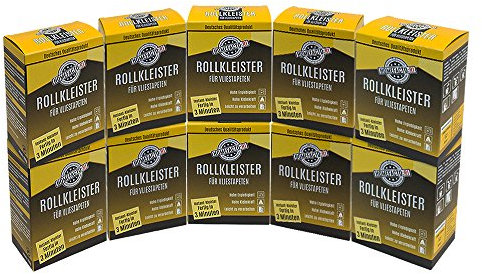 10x Rollkleister Instant Vlieskleister Vlies Tapeten Kleister 2kg