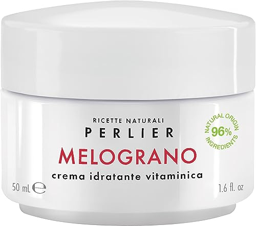 Perlier Granatapfel Vitamin-Feuchtigkeitscreme - Formel mit 96% Inhaltsstoffen natürlichen Ursprungs - 50 ml