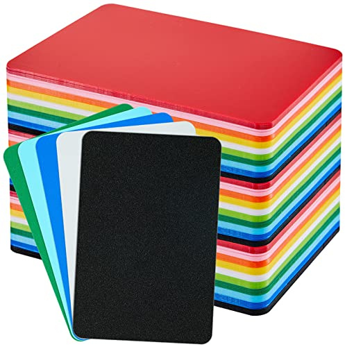Zomiboo 150 Pieces Tall Trading Card Dividers,10 Colors Plastic Trading Card Page Dividers for Games Sports Baseball, 2.7 x 4.2 Inch