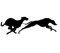 MACMRD Autoaufkleber Fashion Racing Windhunde Vinyl Autofenster Aufkleber Schwarz Tier Motorrad