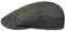 Stetson Herringbone Leinen Flatcap Schirmmütze Herren - Leinencap mit UV-Schutz 40 - Herrencap Made in EU - Mütze mit Baumwollfutter - Schiebermütze Frühjahr/Sommer - Flat Cap dunkeloliv 55 cm