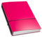 X17-Lehrerkalender/Lehrerplaner A5| 2024-2025, magenta; aus recyceltem Leder. Austauschbar: 4 Hefte: Schulkalender 07-12.24 + 01-08.25 + Schülerlisten + linierte Notizen. Made in Germany.