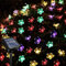 Acxilexy Solar Blumen Lichterketten Aussen, 12M 100LED Blumen-Lichterkette, 8 Modi Blühen Blume Lichterketten, Wasserdichte Kirschblüte Lichterkette für Hochzeit Patio Weihnachten Dekoration