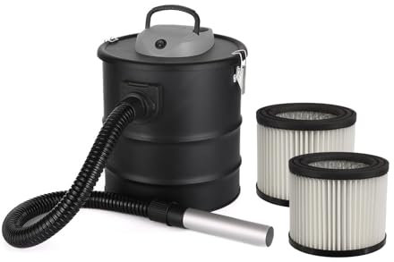 Aspiratore per cenere, funzione di aspirazione e soffiaggio, inclusi 2 filtri HEPA – volume 20 l, 1200 Watt