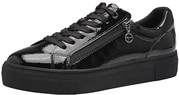 Tamaris Damen Schnürer Vegan schwarz 41