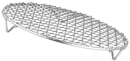 Wpsagek Grille de gril pour foyer, grille de gril en acier inoxydable - Dessus de gril rond pour barbecue en métal | Dessus de gril en métal portatif, grilles de remplacement de gril de foyer