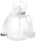 Botella de agua grande Ecoodisk de gran capacidad para el abdomen, botella portátil para exteriores con paja y correas, 1,3 l para mujeres y hombres, jarras de fitness.