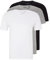 BOSS Herren Classic T-Shirts Kurzarm Shirts Pure Cotton V-Neck 3er Pack, Farbe:Mehrfarbig, Artikel:-999 Black/White/Grey, Größe:M