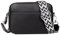 Clufar Umhängetasche Damen Klein Schwarz Crossbody Bag Leder Tasche Damen-umhängetaschen mit 3 Fächern Handtasche Crossbag Umhaengetasche Moderne Elegante Tägliches Festival Geschenk Black