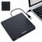 ORIGBELIE Grabadora CD DVD Externa, USB 3.0 Tipo C Ultra Delgado 13 mm Unidad CD/DVD +/-RW, Plug & Play Lector de CD Externo para Portatil, Windows 11/10/8/7, Linux y Mac OS (Negro)