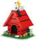 BlueBrixx Pro 108217 – Snoopy auf Hundehütte (Diamond Blocks) aus Klemmbausteinen mit 1131 Bauelementen