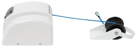 Ancora per nave portatile da 12 V da 45 lbs con telecomando Interruttore automatico di reset verricello elettrico adatto per ancoraggio di barche rapide e barche da pesca